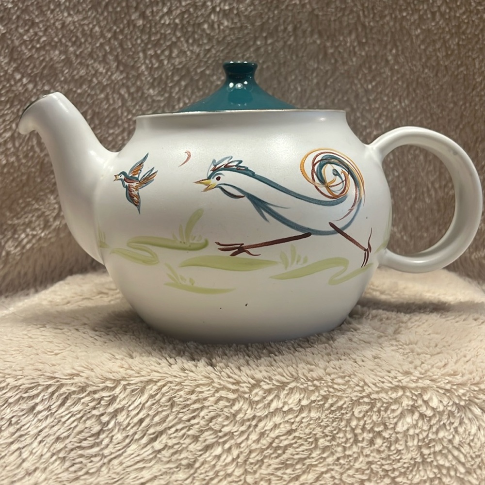 ALBERT COLLEDGE Vintage 50s Denby Pottery FLAIR ROOSTER